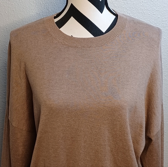 CRUSH 01234 Cotton Silk Cashmere Loose Fit Nuetral Jumper Sweater - Picture 4 of 12